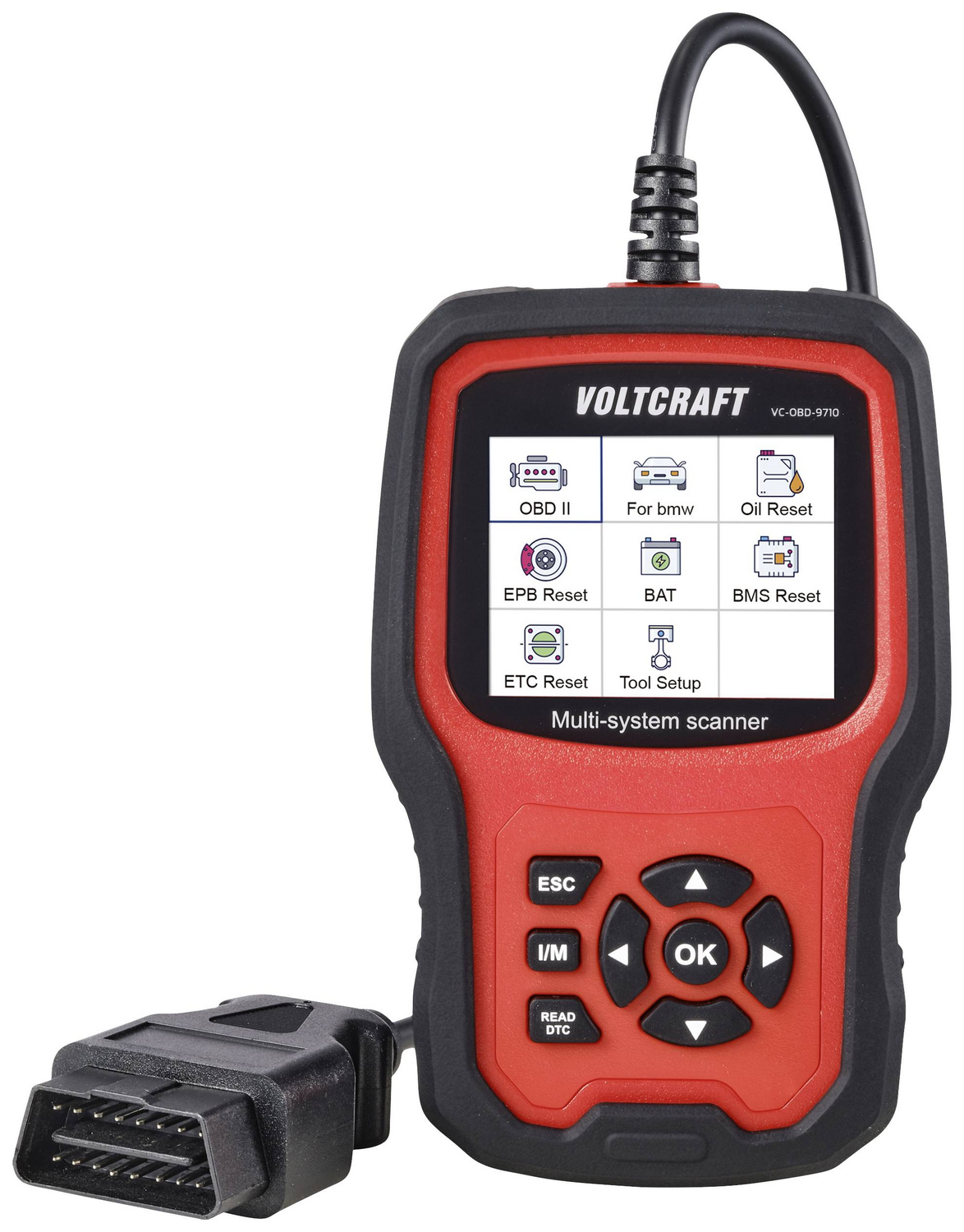 B-Ware Voltcraft Vc Obd 9710 Obd Ii Diagnosetool Vc 14616100 Kfz Messgerät Messgerät