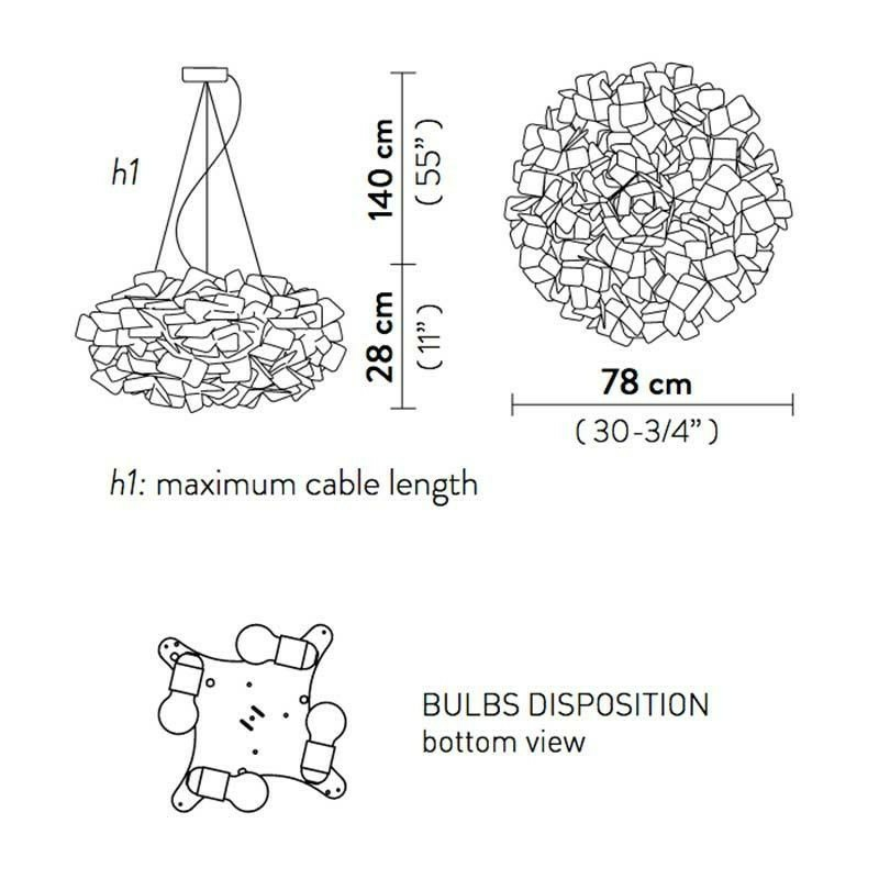B-Ware Slamp Clizia Mama Non Mama Pendelleuchte Hängelampe Deckenlampe Lampe Leuchte