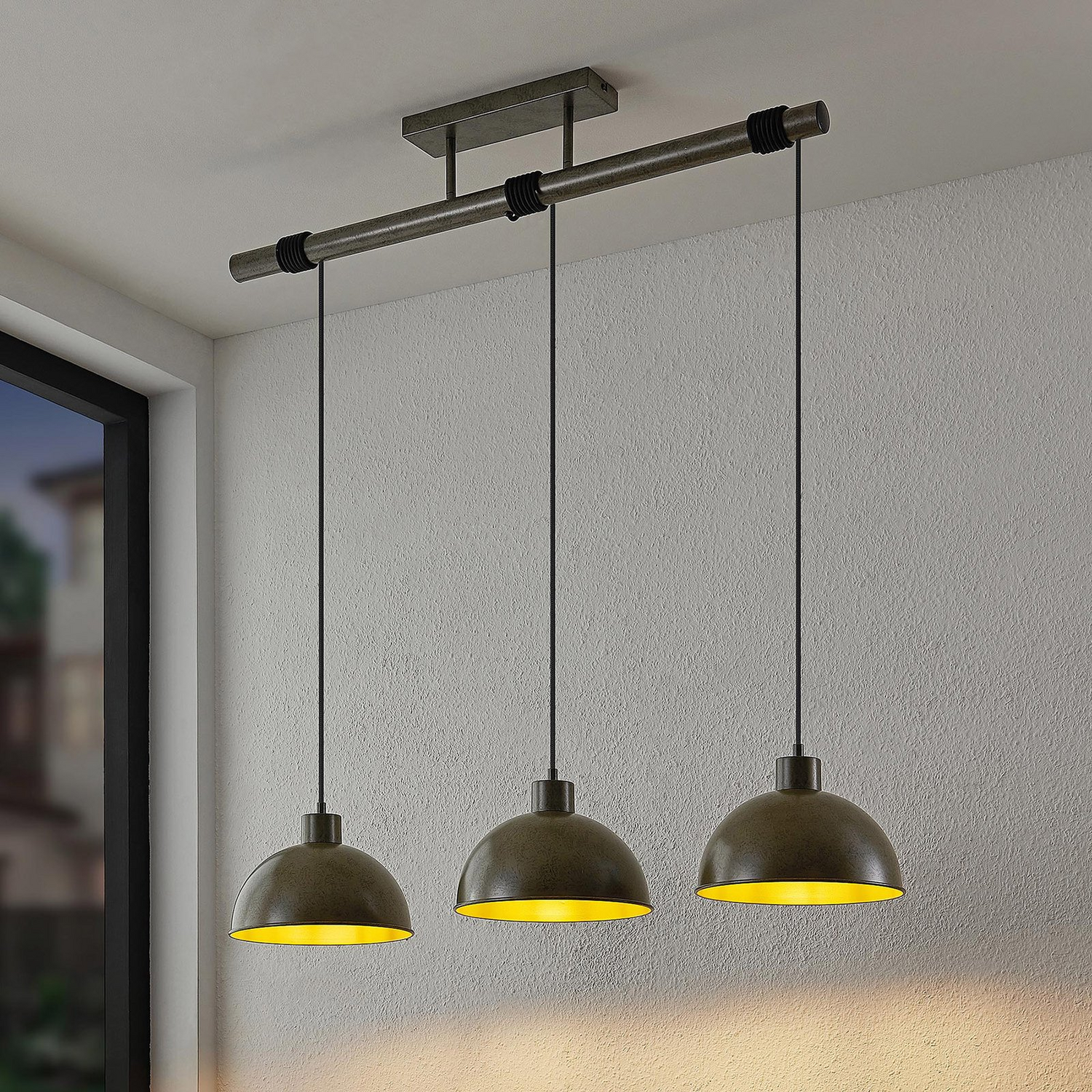 B-Ware Lindby Jorek Pendelleuchte Hängeleuchte Hängelampe Lampe Leuchte Pendelleuch326