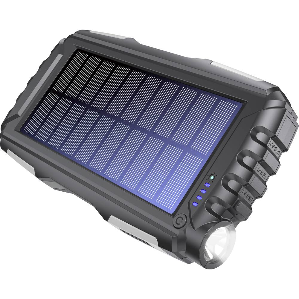 B-Ware Denver Pso 20010 Mk2 Solar Powerbank Mobiles Ladegerät Mobiler Akku