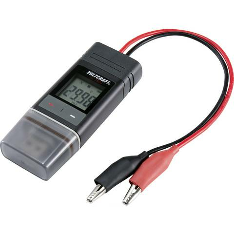 Enregistreur de données de tension Voltcraft DL 250V, appareil de mesure environnementale, batterie d'occasion.