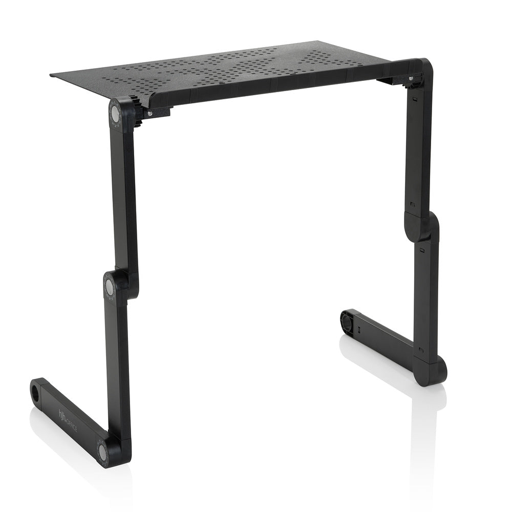 hjh OFFICE Sitz-Steh Schreibtischaufsatz Laptopständer klappbar Schwarz - 4064323013068