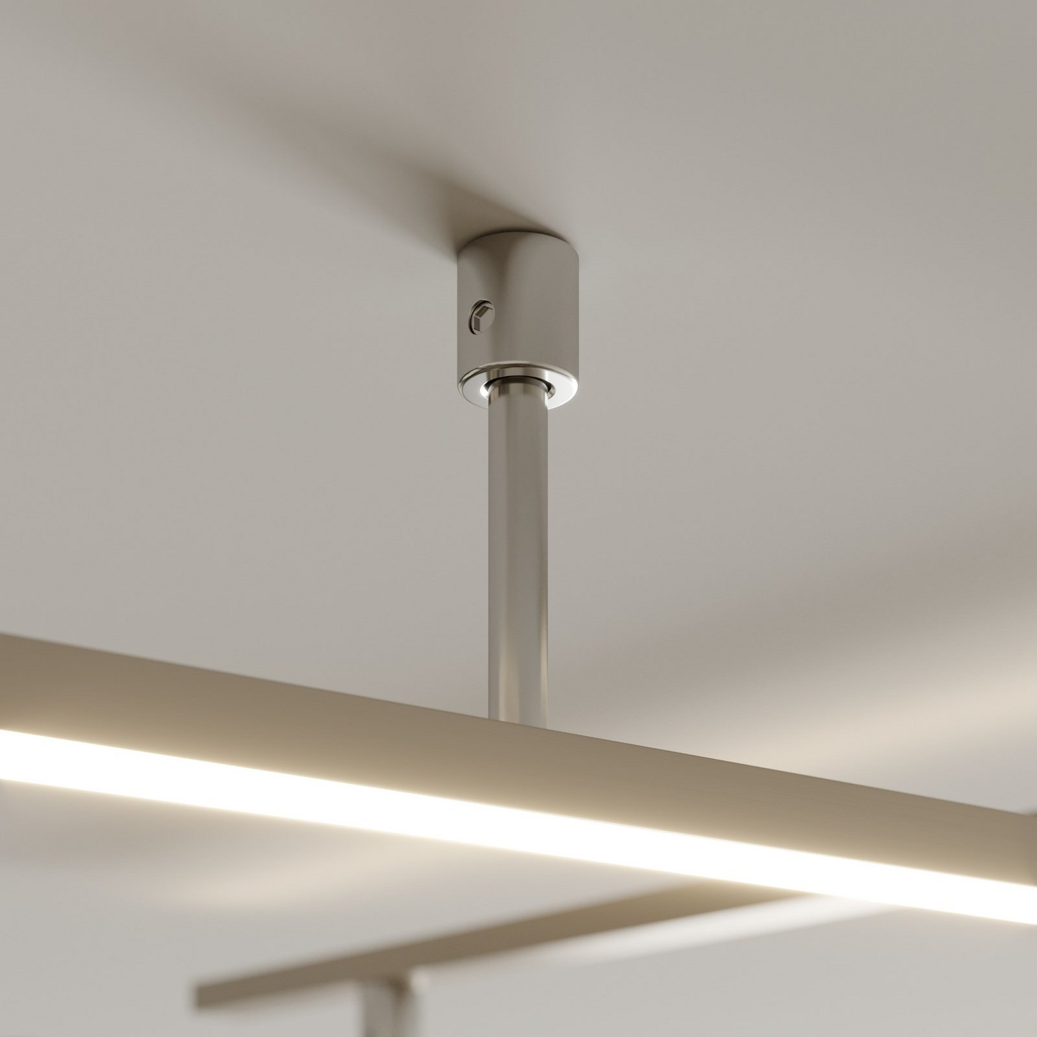 B-Ware Trio Lighting Led Deckenlampe Indira Hängelampe Lampe Leuchte Dimmbar 25 W Nickel