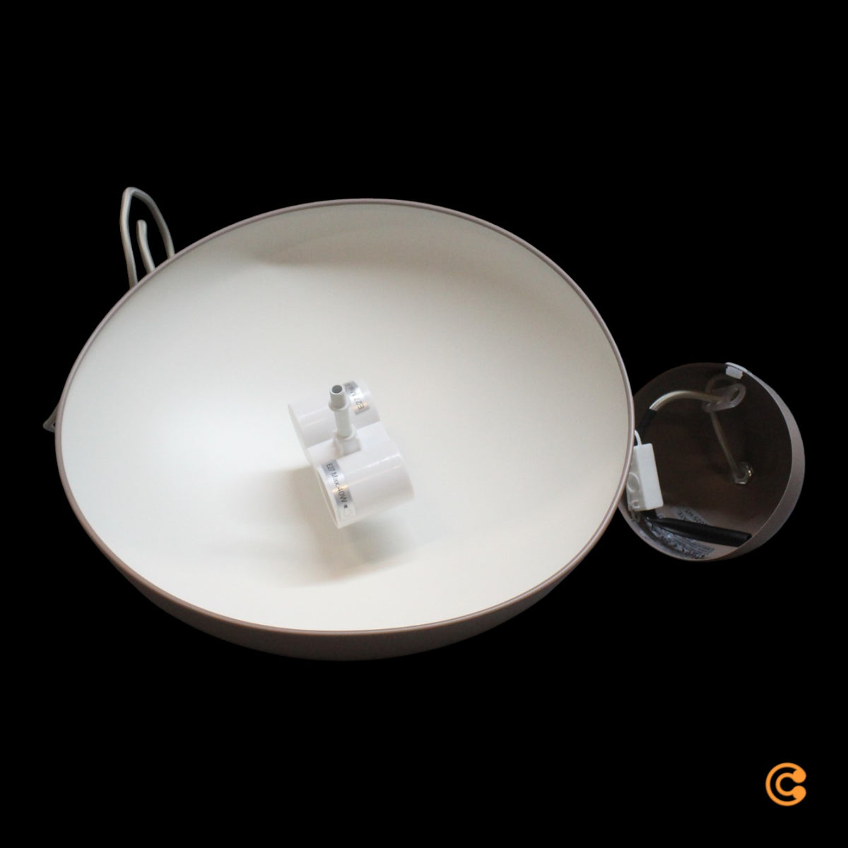 Versale Hängeleuchte Pendelleuchte braun Ø 35 cm Metall 2 x E27 - 5704924018268