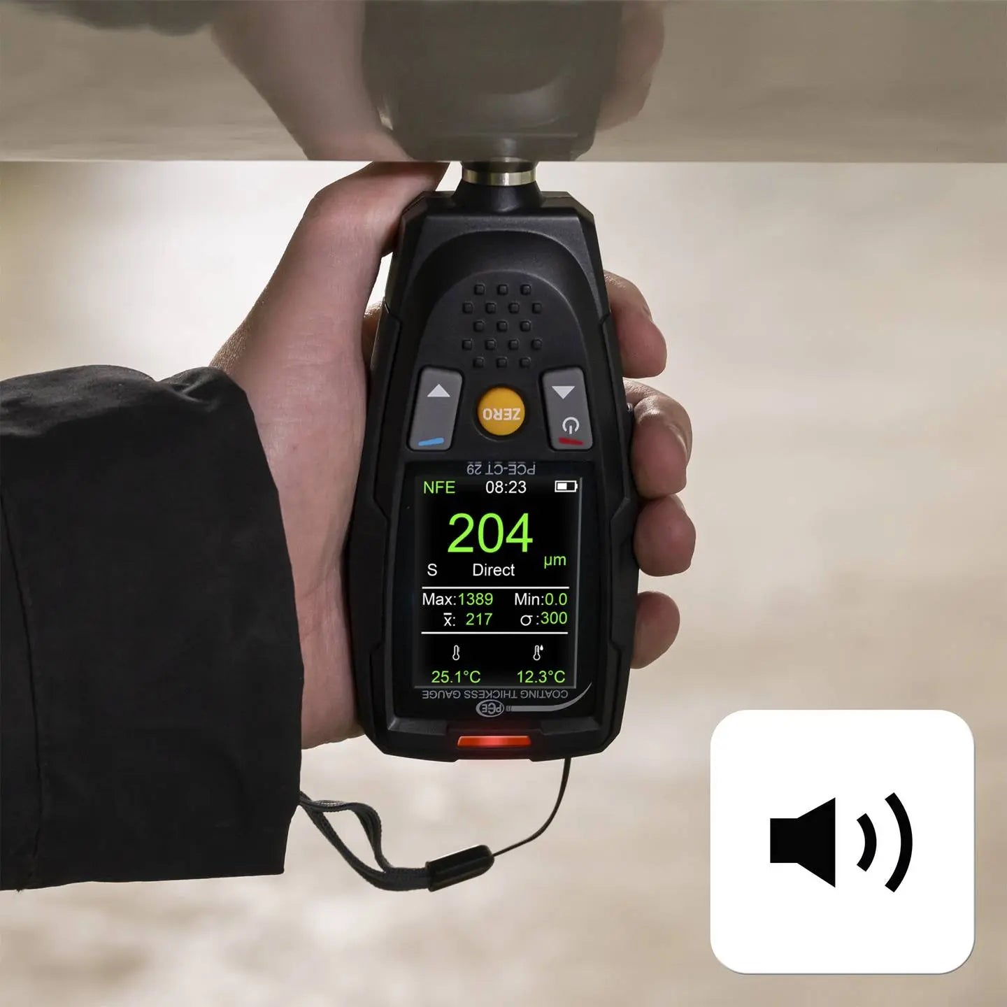 B-Ware Schichtdickenmessgerät Dickenmessgerät Pce Instruments Pce Ct 29 Eisen - 4250348729910