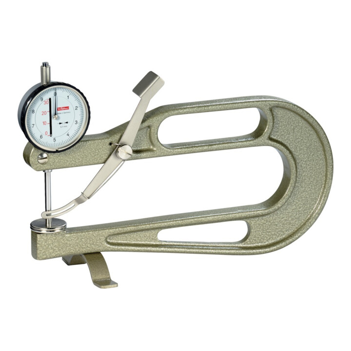 B-Ware Käfer Dickenmessgerät Messuhr Stärke Messgerät 0 Bis 30mm Flach 30mm Analog      - 4031452200065
