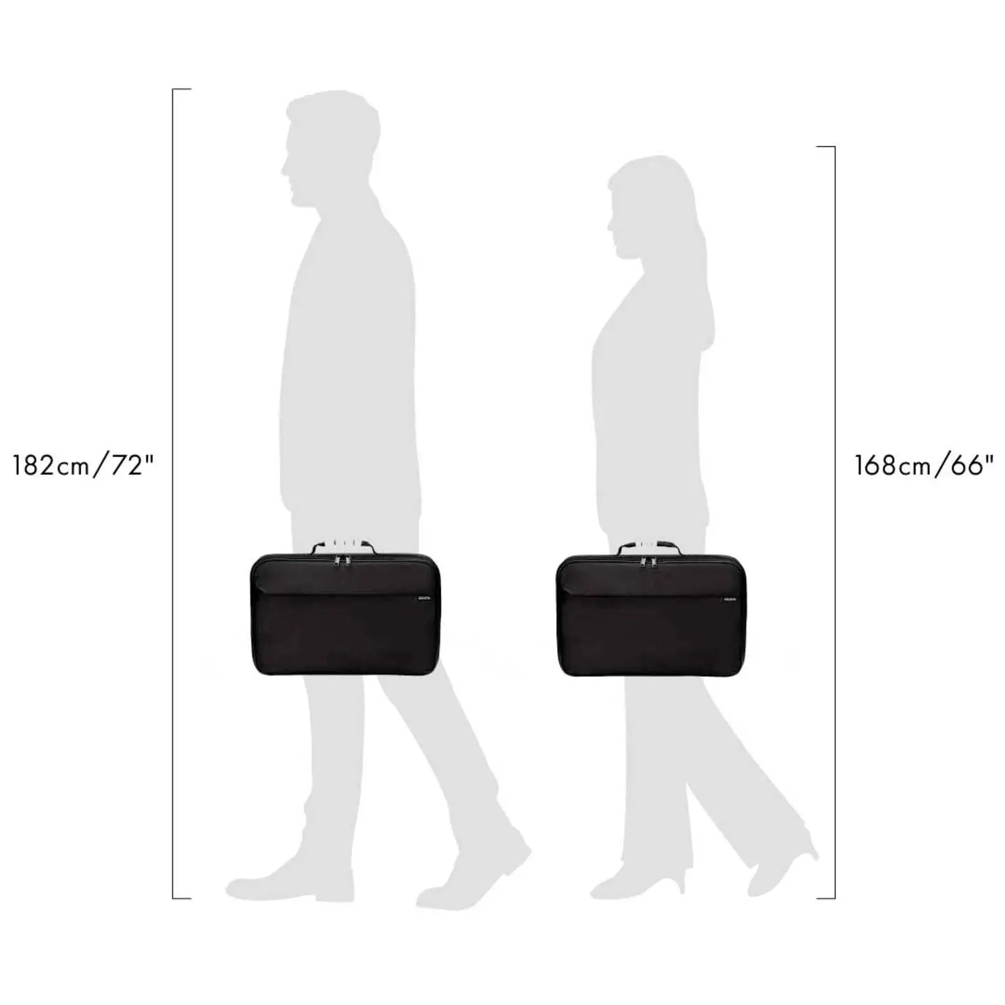 B-Ware Dicota Notebook Tasche Laptoptasche One Clamshell Schwarz 17,3 Zoll 43,9 Cm229 - 7640239421738
