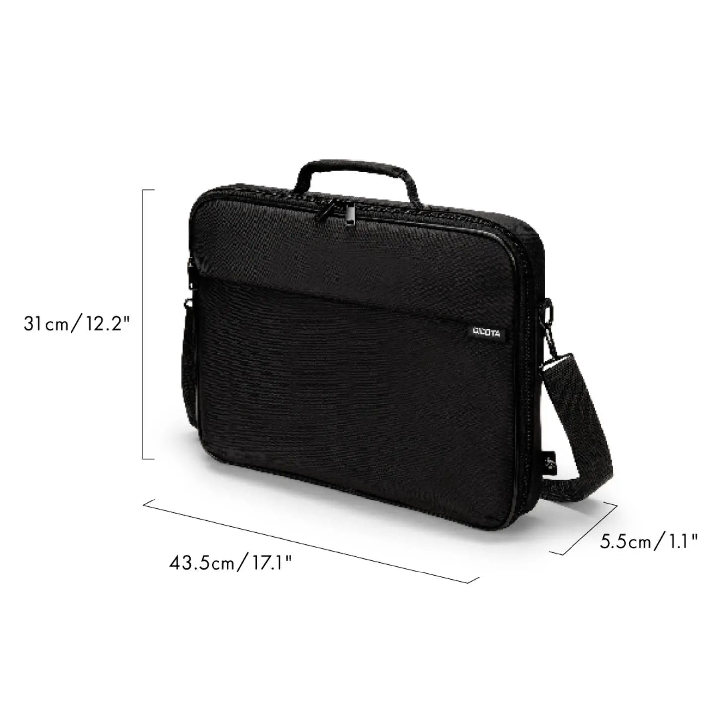 B-Ware Dicota Notebook Tasche Laptoptasche One Clamshell Schwarz 17,3 Zoll 43,9 Cm229 - 7640239421738