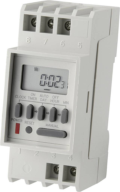 B-Ware C Control Tm 848 2 Hutschienen Zeitschaltuhr Digital 230 V/Ac 16 2 Stück - 4053199982219