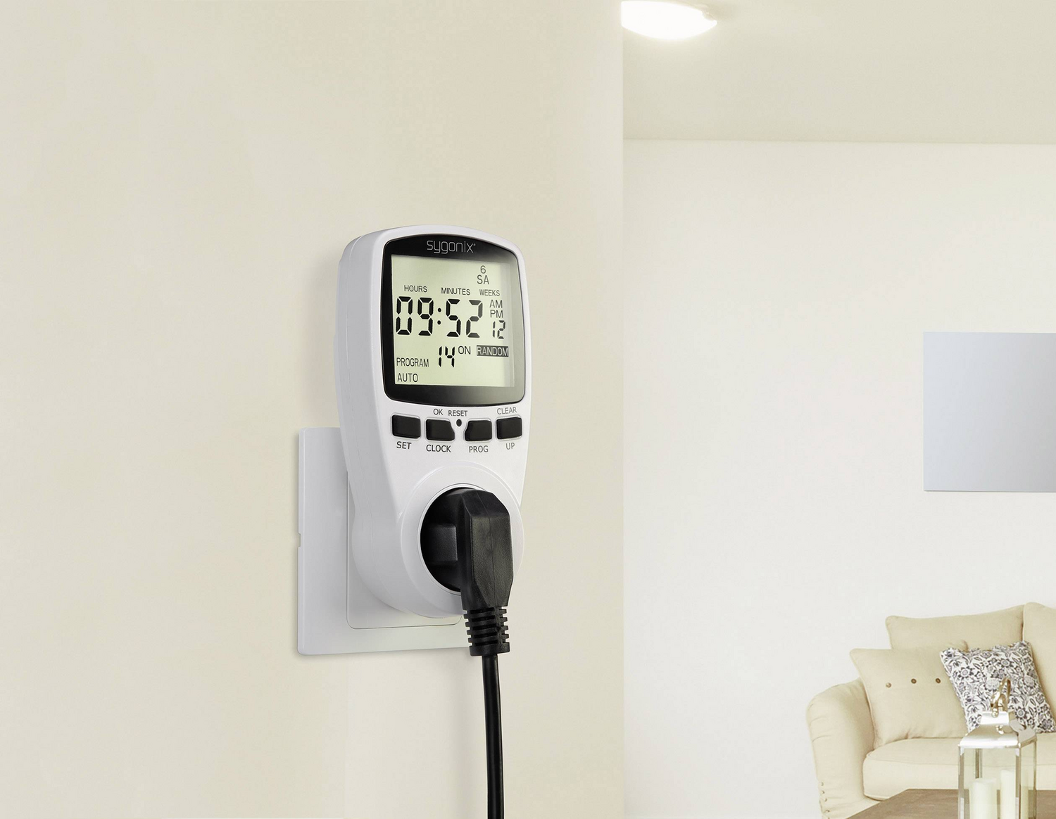 B-Ware Sygonix 1625525 Steckdosen Zeitschaltuhr Digital Wochenprogramm 3680 W 4 Stück - 4053199520114