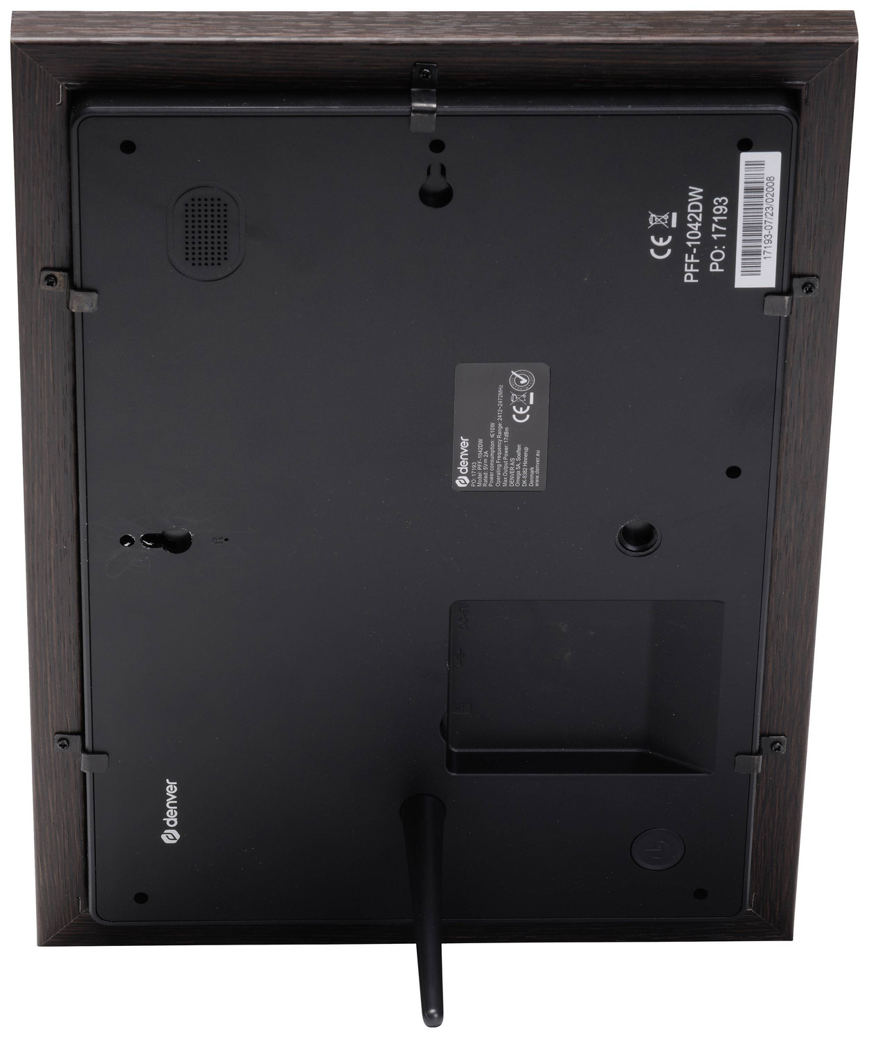 B-Ware Denver Pff 1042 Darkwood Digitaler Wi Fi Bilderrahmen 25.7cm 10.1 Zoll Fotorah76 - 5706751070310