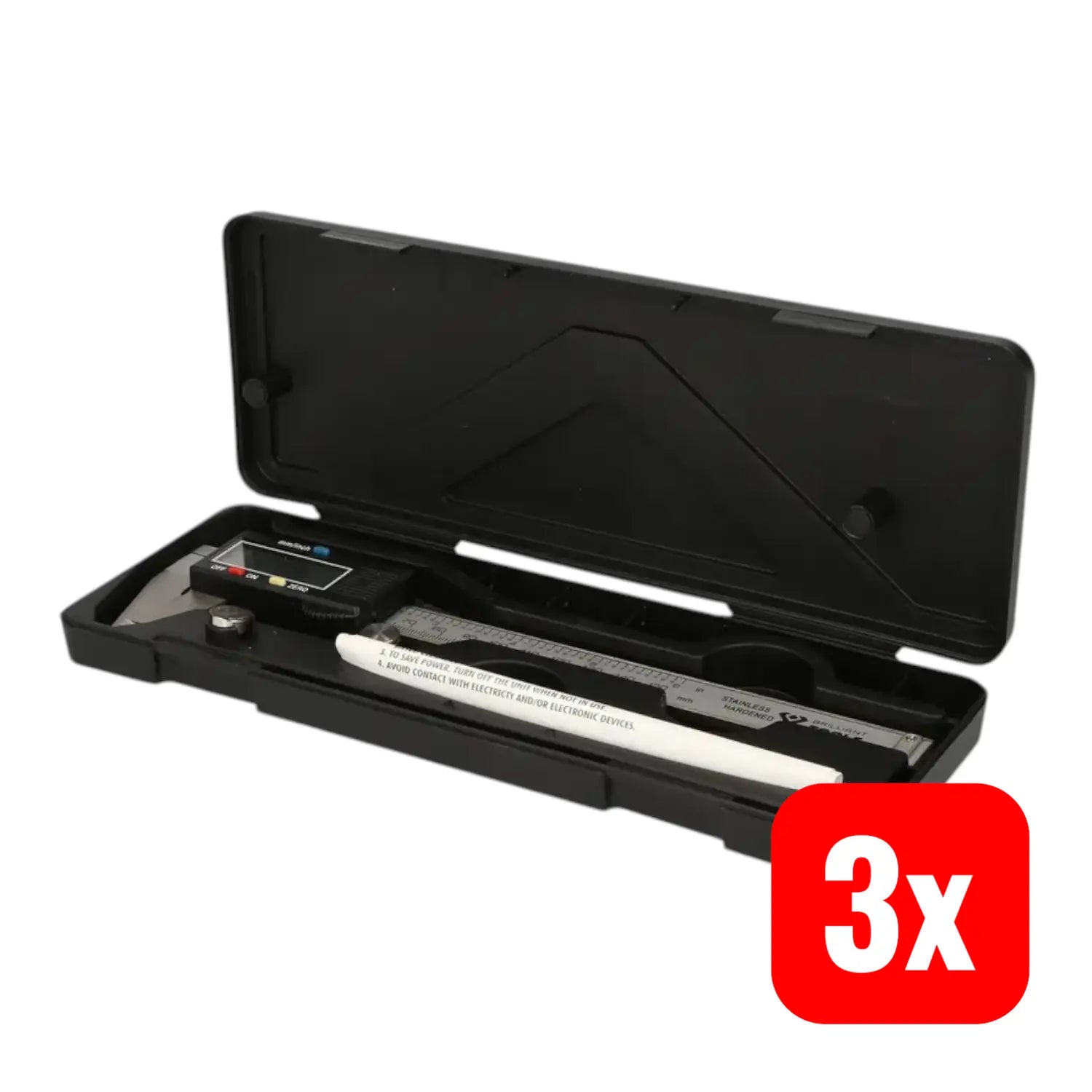 B-Ware Brilliant Tools Bt114900 Digitaler Messschieber Messchieber Messgerät 3 Stück - 4042146778456
