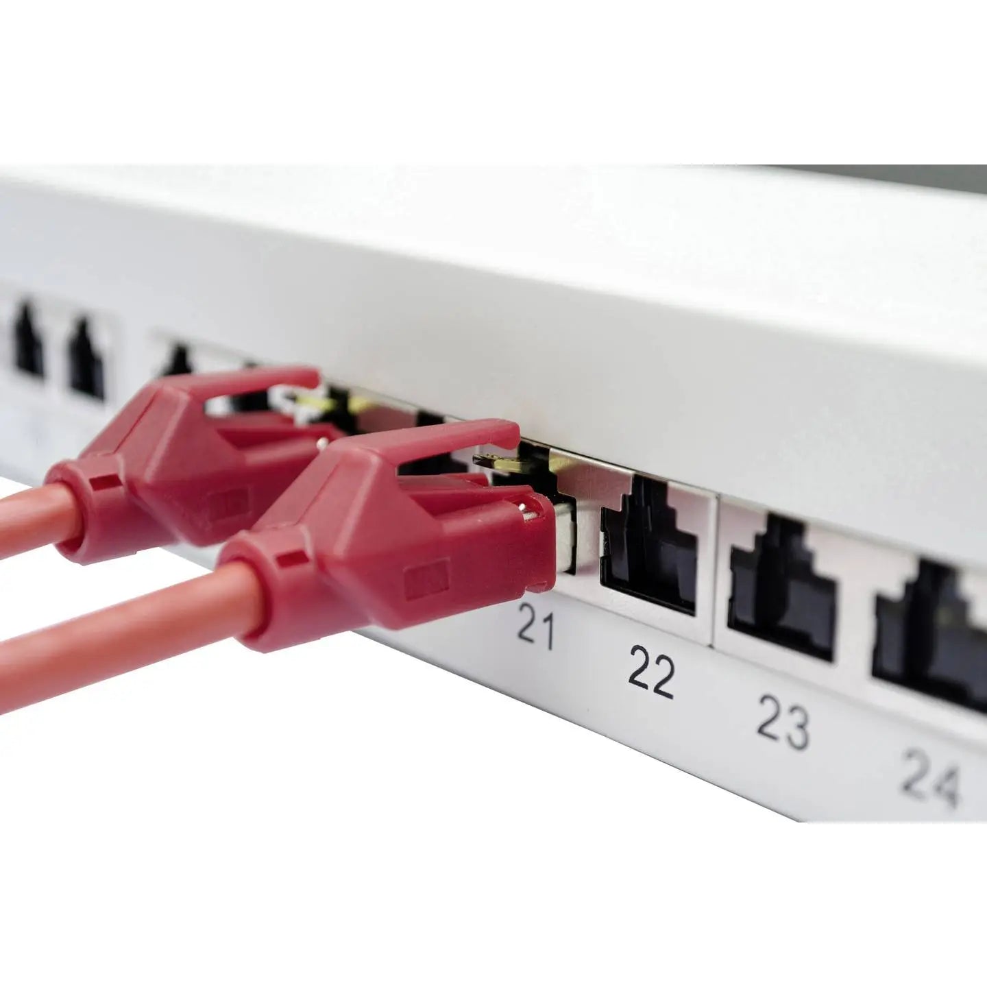 B-Ware Digitus Patchfeld Patch Panel Netzwerk Lichtgrau 24 Port Cat 6a 19 Zoll 1 He - 4016032288428