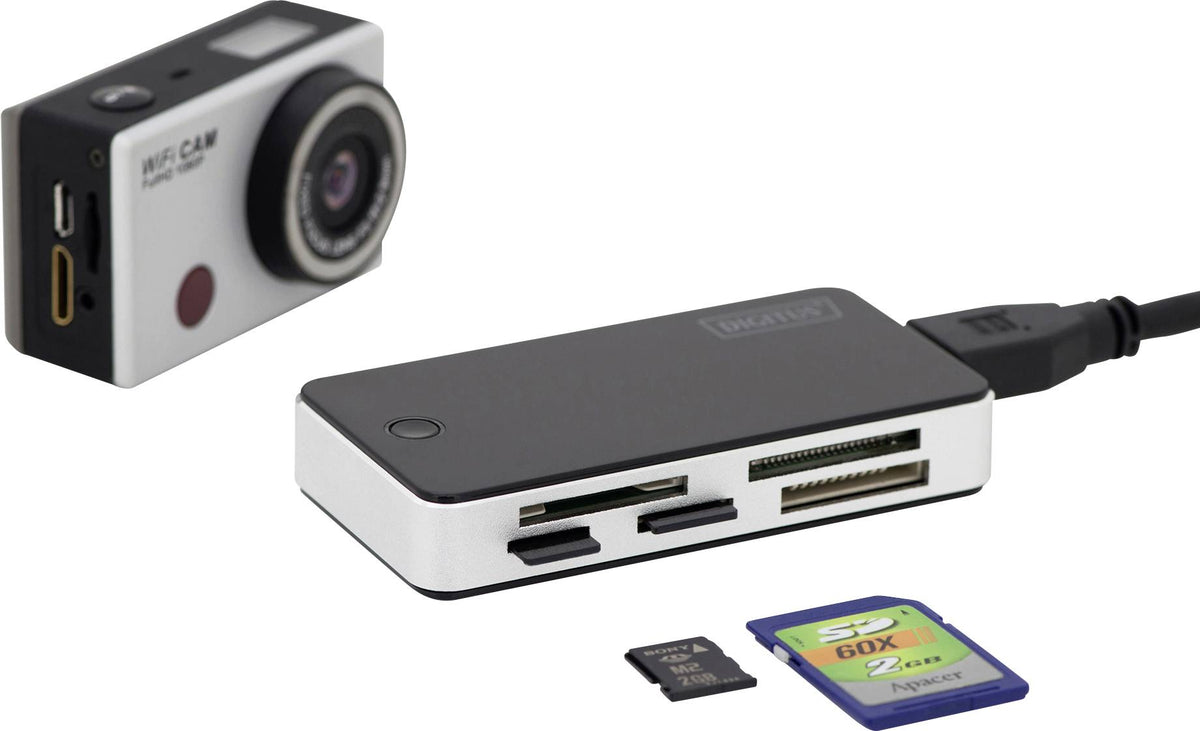 Digitus DA-70330-1 USB-Kartenleser Smartphone Tablet USB 3.0 USB-A Micro USB 488 - 4016032431497