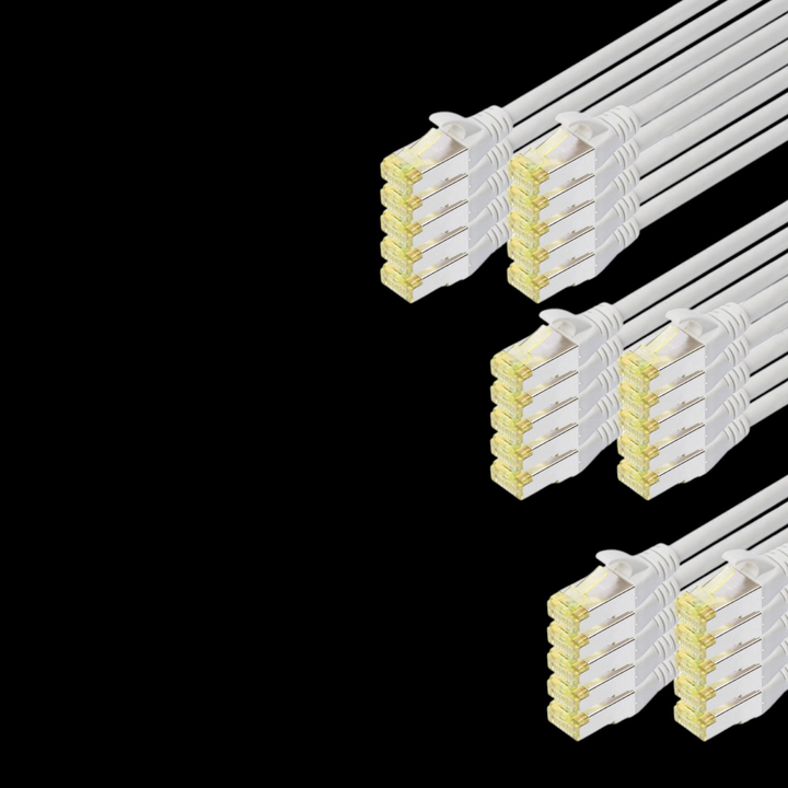 Digitus Dk 1644 A 005 10 Rj45 Cat 6a S/Ftp 0.50 M Netzwerkkabel 3 Sets B-Ware