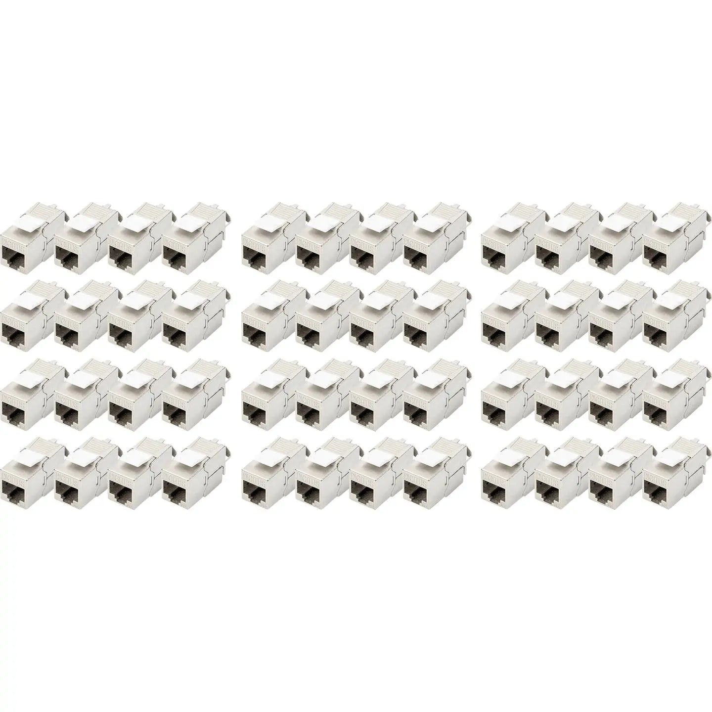 B-Ware Digitus Keystonemodul Einsatz Buchse Rj45 Modul Cat 6a Werkzeugfrei Set 48 Stück - 4016032490586