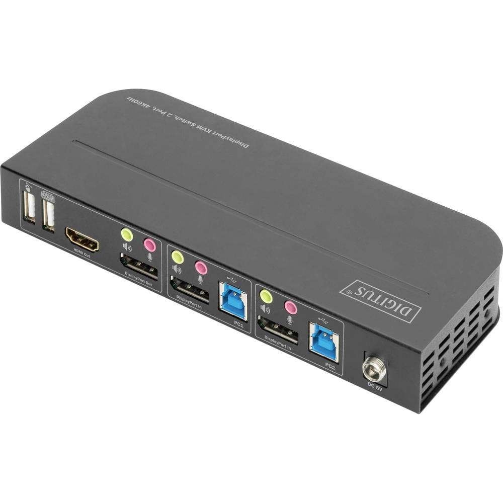 B-Ware Digitus Ds 12850 2+2 Port Kvm Umschalter Display Port Switch - 4016032466833