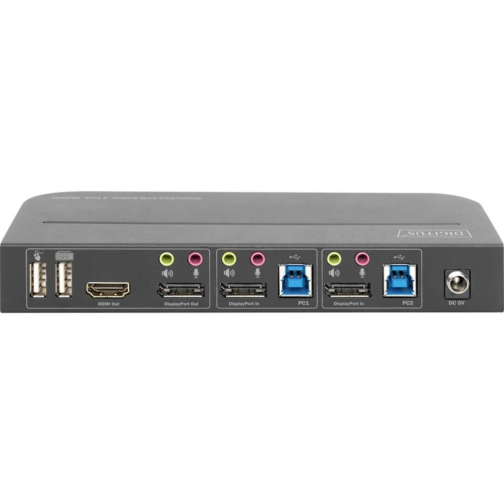 B-Ware Digitus Ds 12850 2+2 Port Kvm Umschalter Display Port Switch - 4016032466833