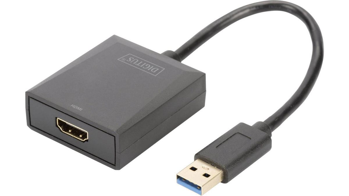 Digitus Notebook Adapter USB 3.0 HDMI Video Adapter Geschirmt HDMI - 4016032390718