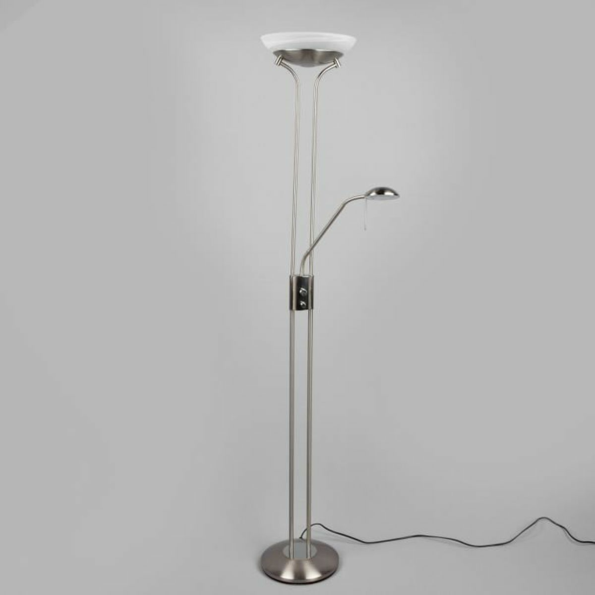 B-Ware Lampenwelt Dimmbarer Led Deckenfluter Stehleuchte Stehlampe Denise Mit Leselampe - 4251096518900