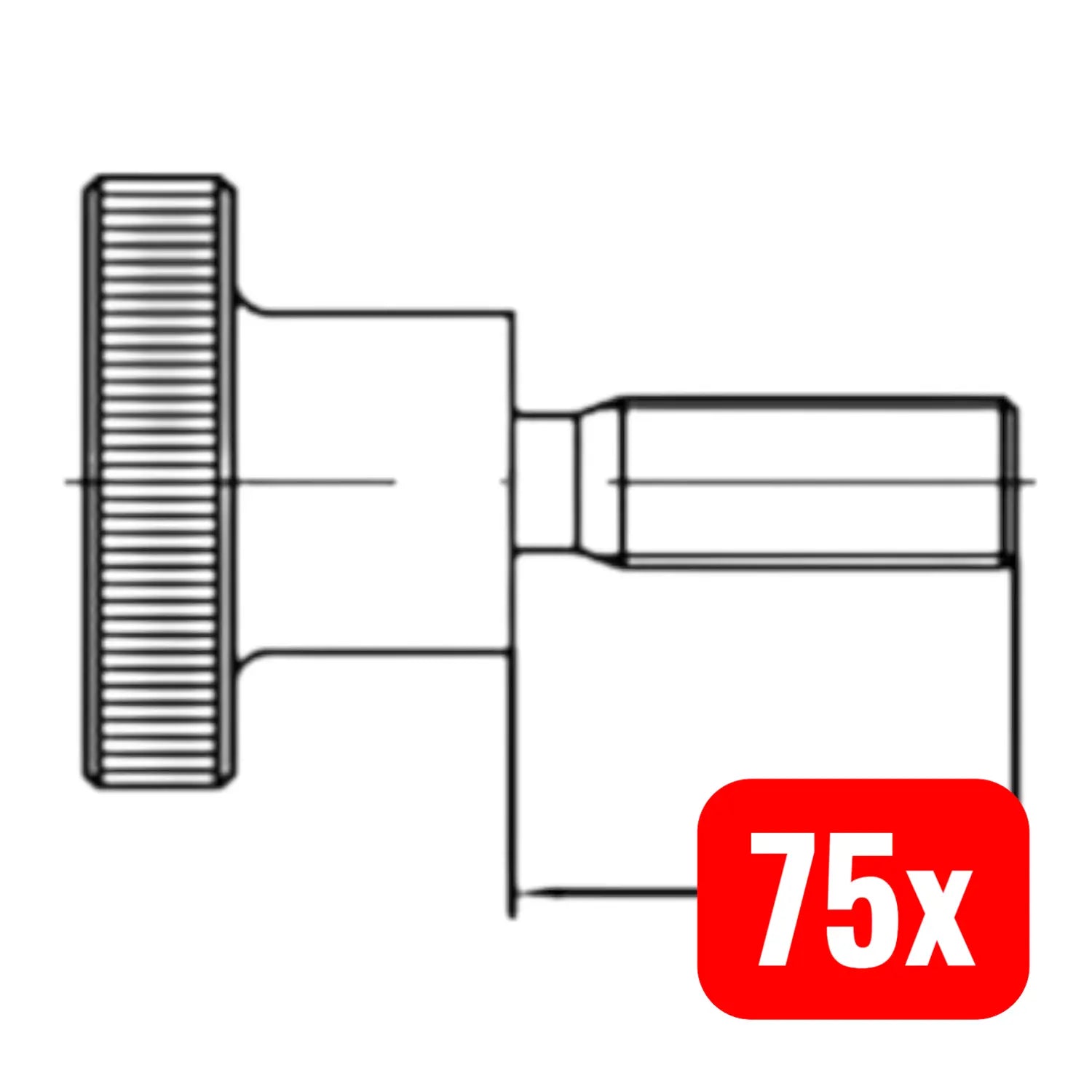 B-Ware Reyher Rändelschraube Din 464 Daumen Schraube Edelstahl Schraube 75 Stück - 4043952083239