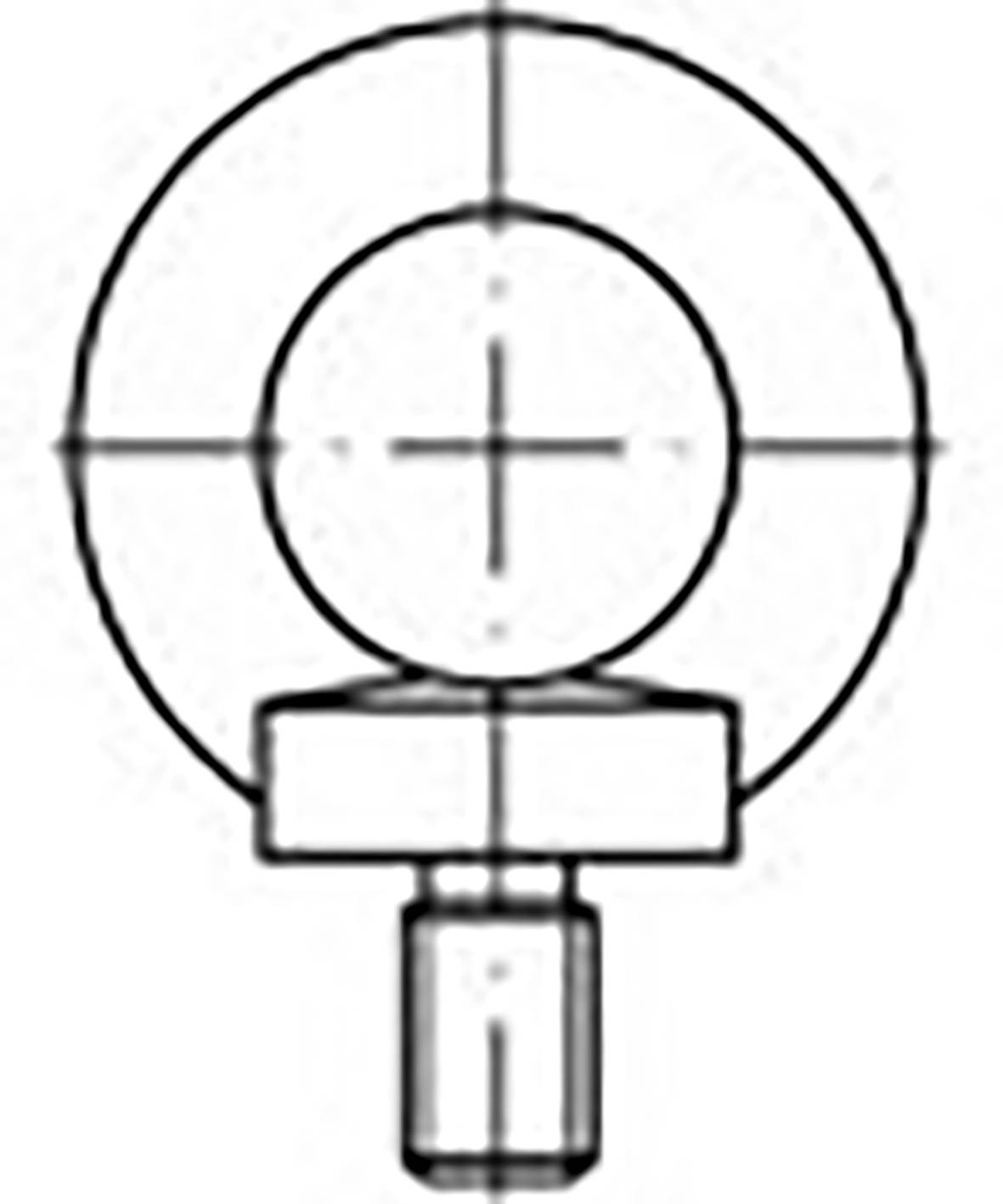 B-Ware Toolcraft To 6855678 Ringschrauben Schrauben M6 Din 580 Stahl Verzinkt 25 St