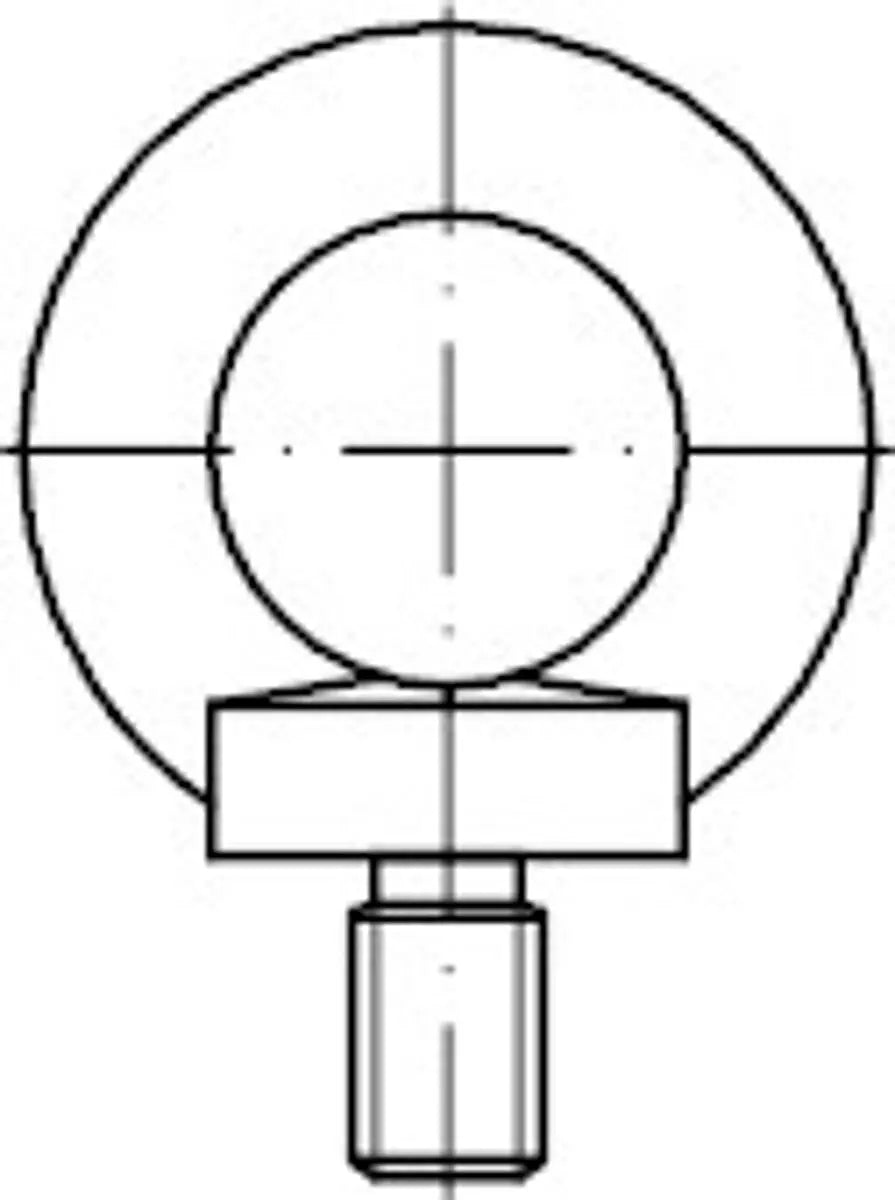 B-Ware Reyher Ringschrauben ösenschrauben Din 580 C15 E M 6 Stahl Blank Schraube 2 Sets - 4043952109076