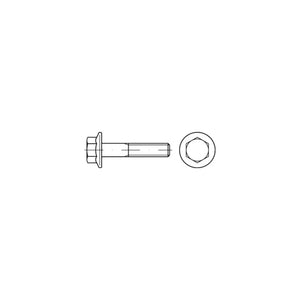 B-Ware Sechskantschraube Flanschschraube Din 6921 M12 X 40 Stahl 8.8 Blank 100 Stück