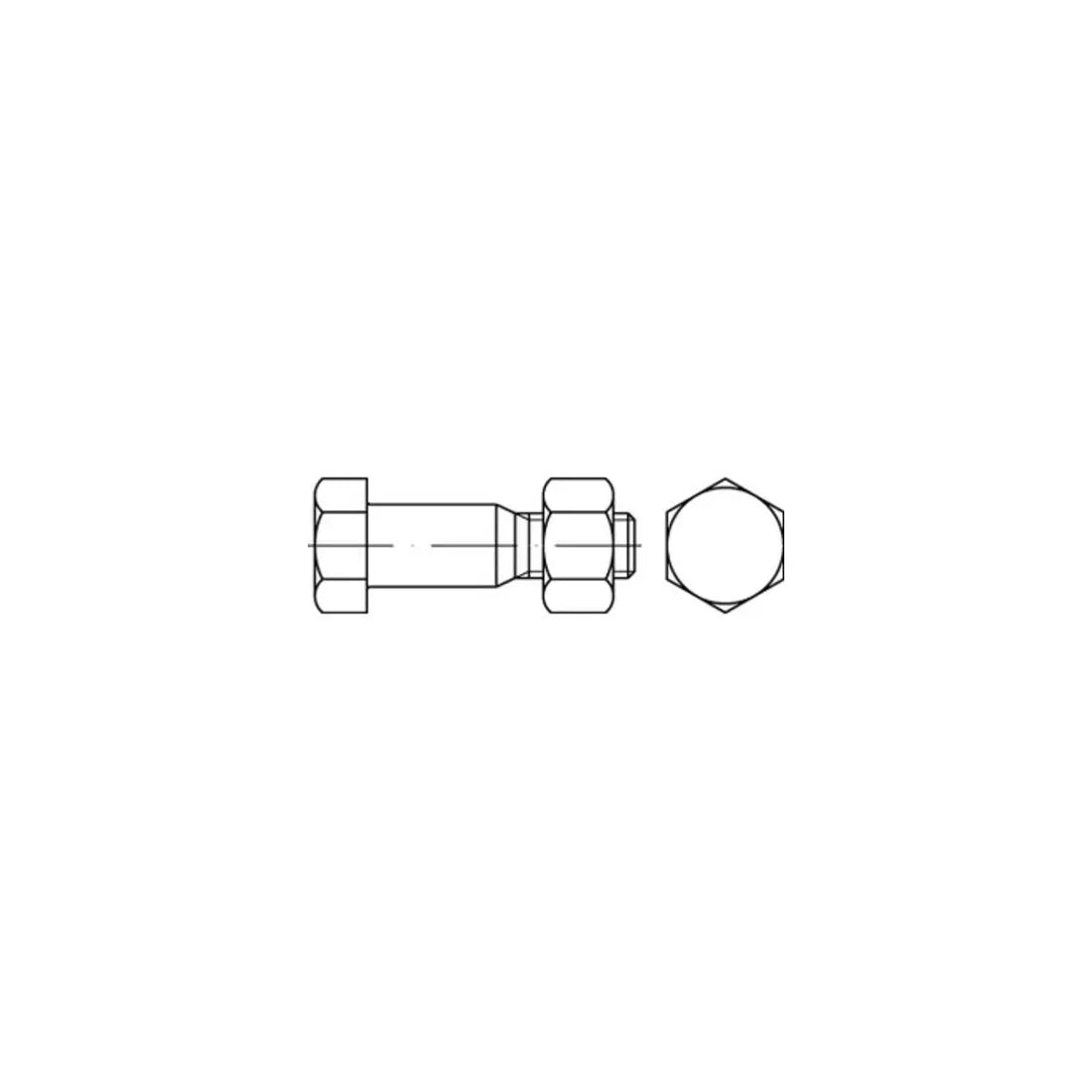 B-Ware Reyher Sechskant Passschraube Mit Mutter Din 7968 M16x45 8,8 Stahl 7 Stück - 4051426794437