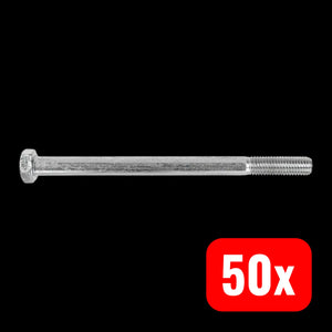 B-Ware Reyher Sechskantschrauben Schrauben M12 Silber Teilgewinde Stahl 170mm 50 Stück