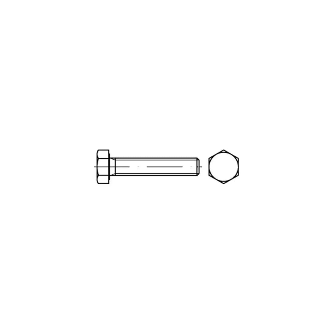 B-Ware Sechskantschraube Schraube Bolzen Din 933 M12x40 Stahl 8.8 Blank Vg 200 Stück - 4043952259627