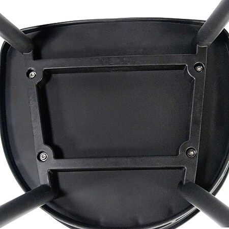 B-Ware Hjh Living Artifo Rib Esszimmerstuhl Stuhl Schwarz 2 Stück - 4064323107651