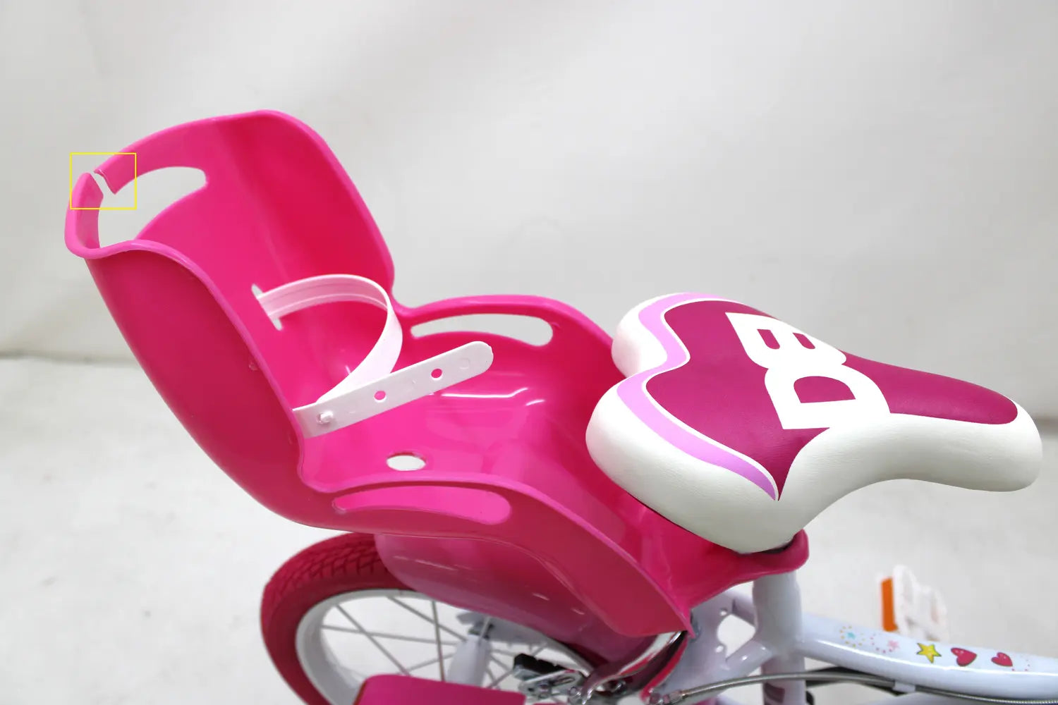 B-Ware Dino Bikes Fahrrad Bike Einhorn Weiß Rosa Kinder Fahrrad 14 Zoll Siehe Text/Foto - 8006817904182