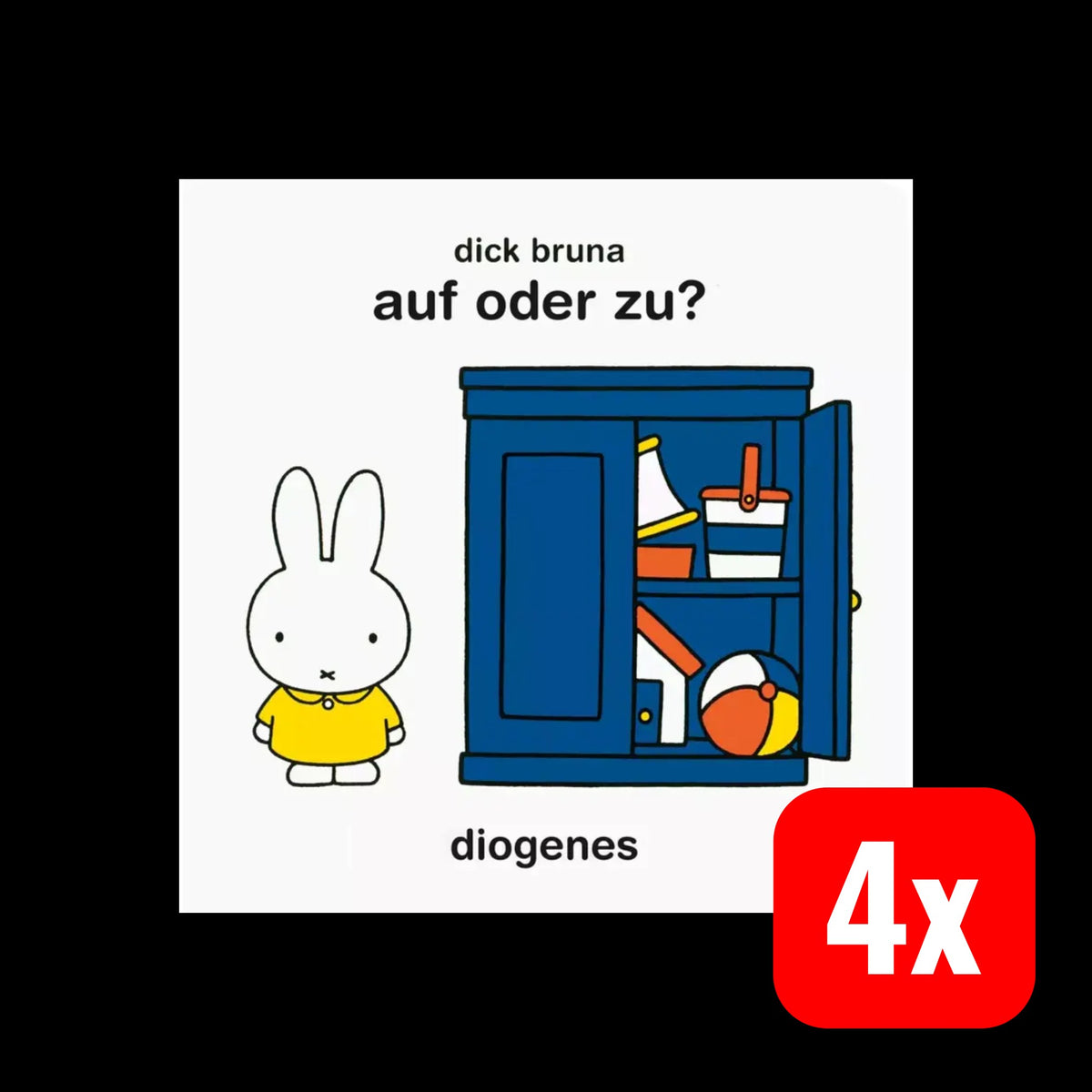 diogenes Buch Kinderbuch Miffy Auf oder zu interaktiv Hardcover 4 STÜCK - 9783257012156