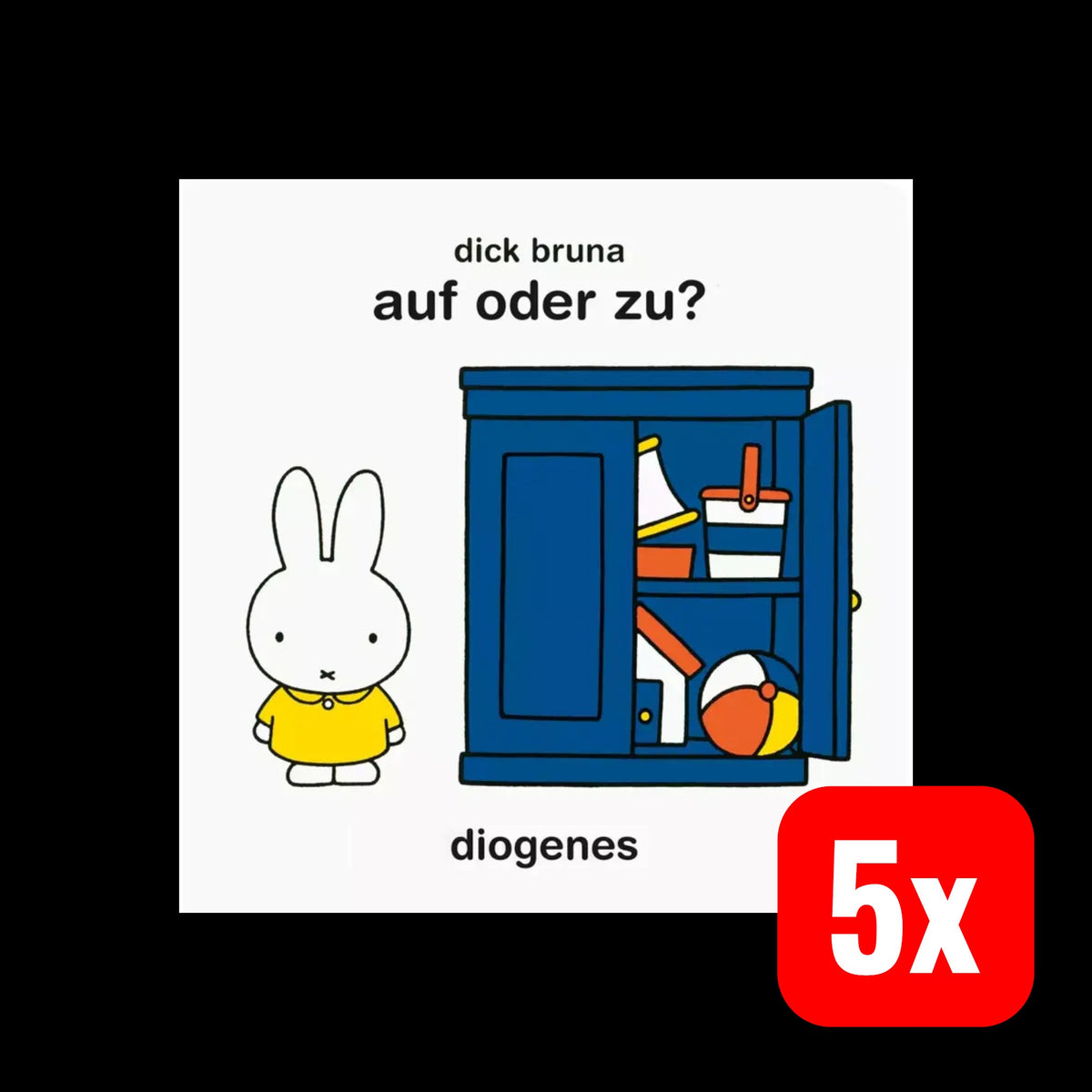 diogenes Buch Kinderbuch Miffy Auf oder zu interaktiv Hardcover 5 STÜCK - 9783257012156