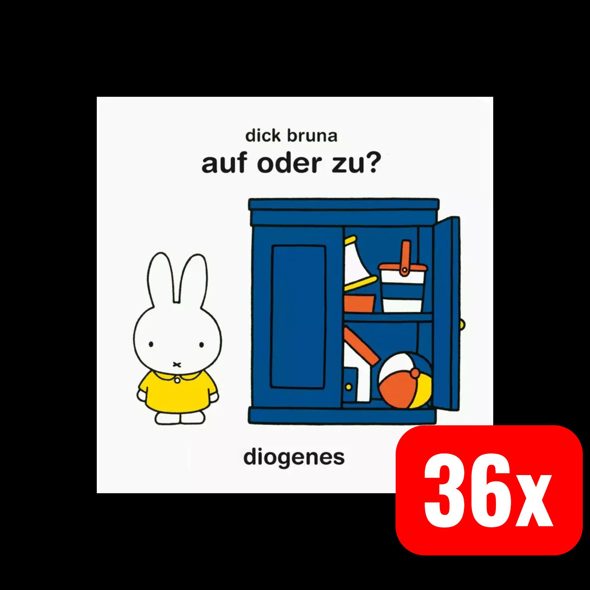 diogenes Buch Kinderbuch Miffy Auf oder zu interaktiv Hardcover 36 STÜCK - 9783257012156