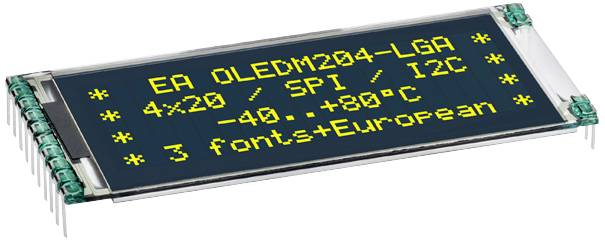 Display Elektronik Oled Modul Bildschirm Anzeige Gelb Schwarz 61 X 28 X 2.4 Mm B-Ware - 2050009880972