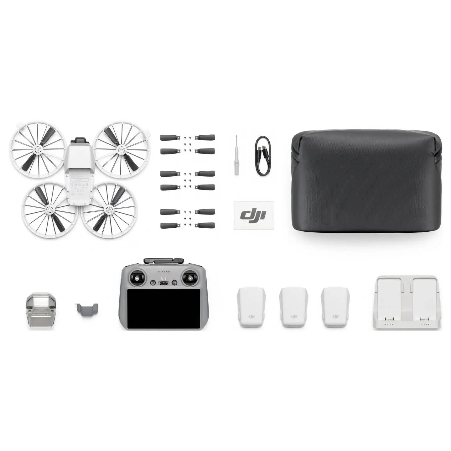 B-Ware Dji Drone Quadrocopter Kamera Flip Fly More Combo Schwarz Weiß Faltbar 48 Mp - 6941565992536