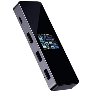 B-Ware Dockcase Dockingstation Hub Usb C Grau Notebook Universal Display