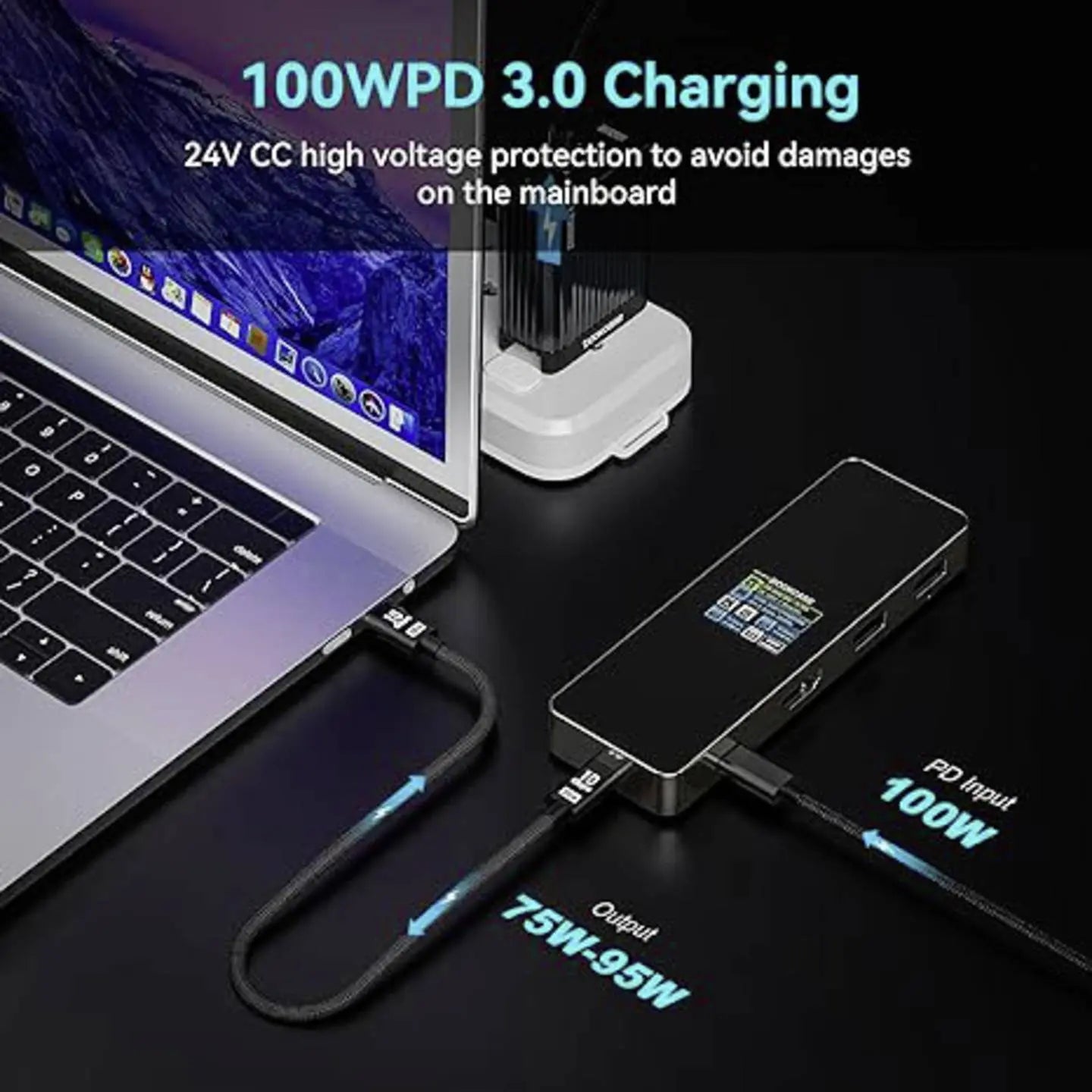 B-Ware Dockcase Dockingstation Hub Usb C Grau Notebook Universal Display - 4064161322261