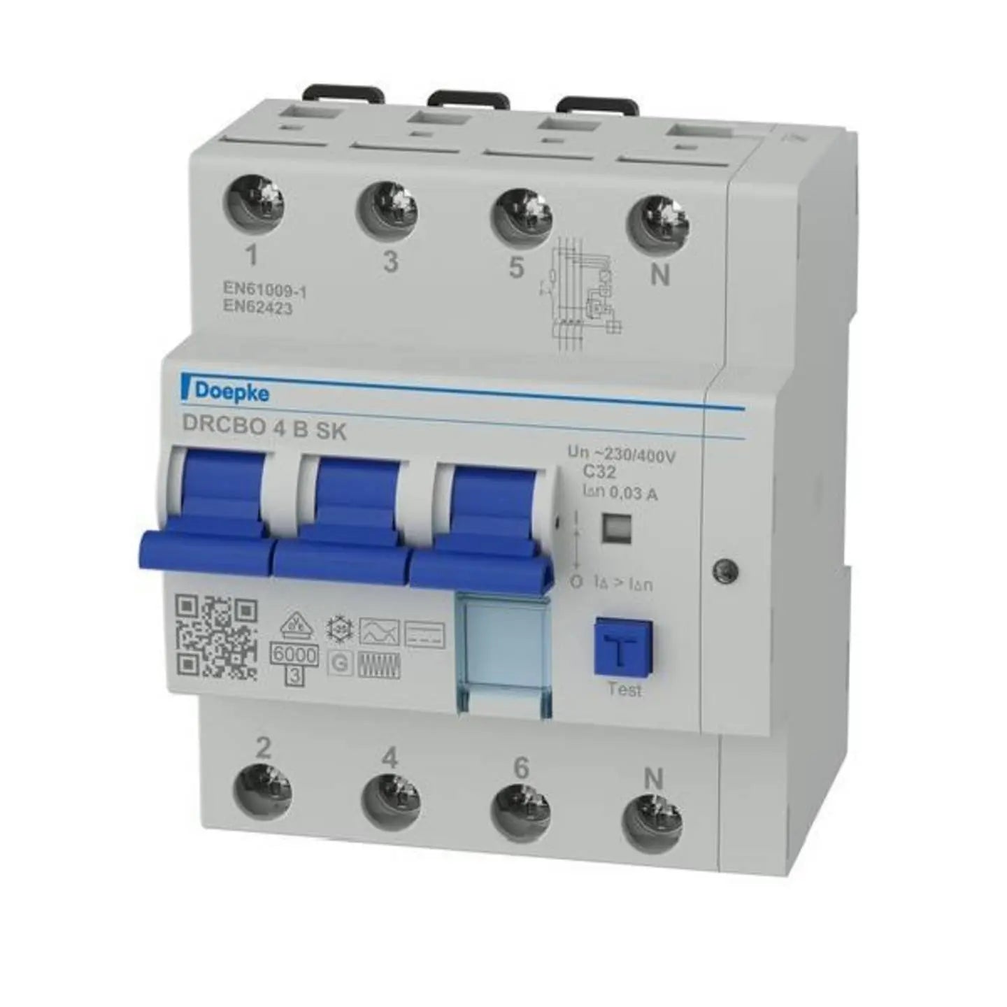 B-Ware Doepke Fi Schutzschalter 09948127 Leitungsschutzschalter Rcbo Fi/Ls Kombination  - 4014712258877