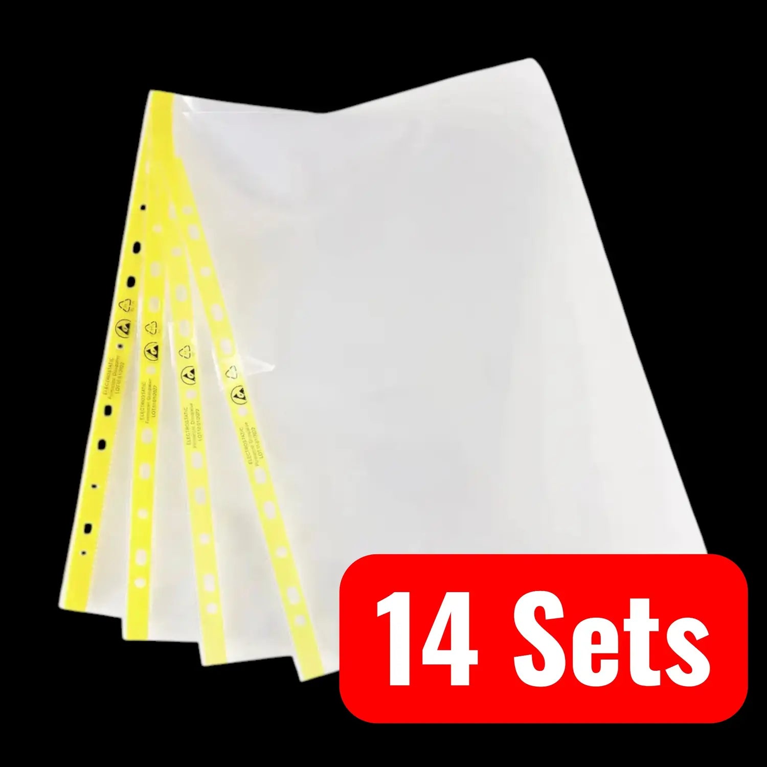 B-Ware Antistat Dokumententasche Hülle Esd Tasche Din A4 Transparent Mappe 14 Sets - 2050009633646