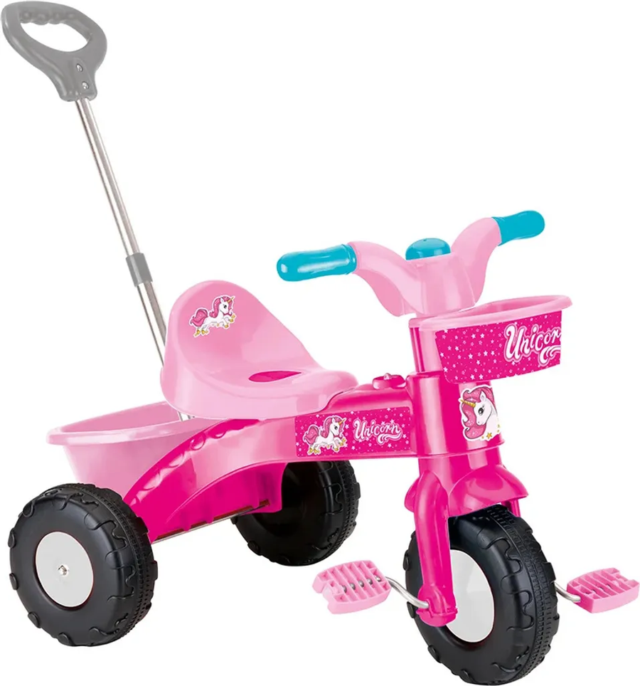 Dolu Einhorn Dreirad Kinderfahrzeug Dreirad Mädchen Dreirad Rosa Rad Schieberad B-Ware - 8690089025043