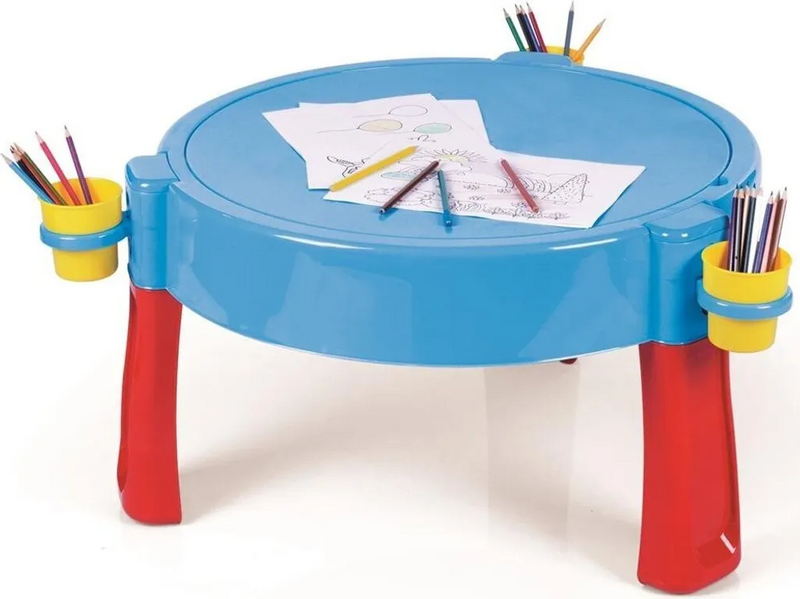 Dolu Sand Wassertisch Spieltisch Kinder Gartentisch Kunststoff Blau B-Ware - 8690089030702