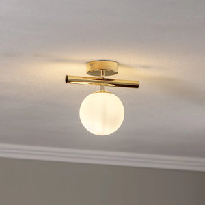 B-Ware Domiluce Deckenlampe Leuchte Linea Gold Deckenbeleuchtung Einflammig E14