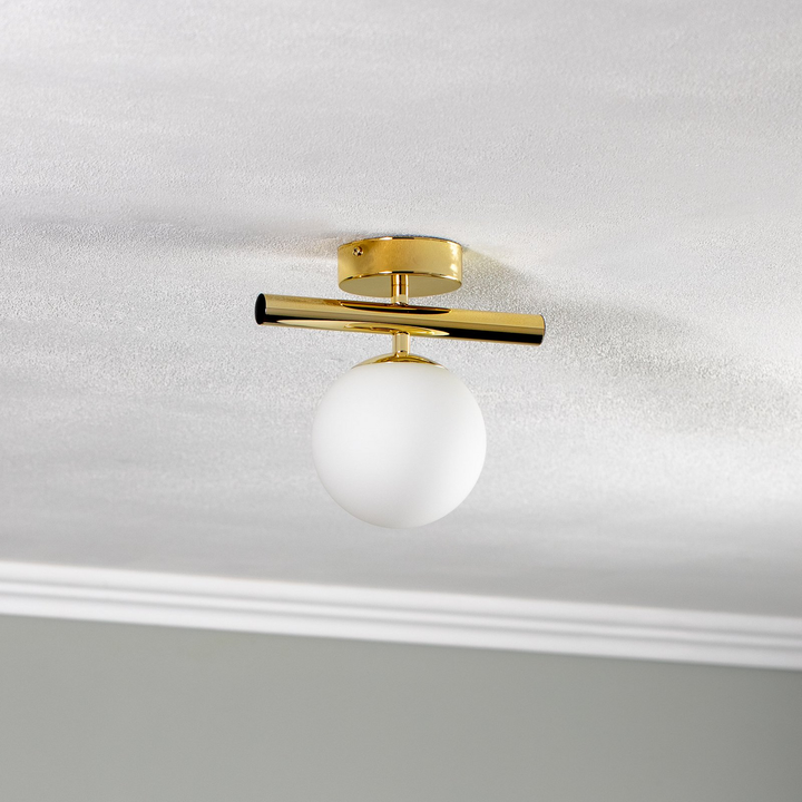 Domiluce Deckenlampe Leuchte Linea Gold Deckenbeleuchtung Einflammig E14 B-Ware - 5905563000885