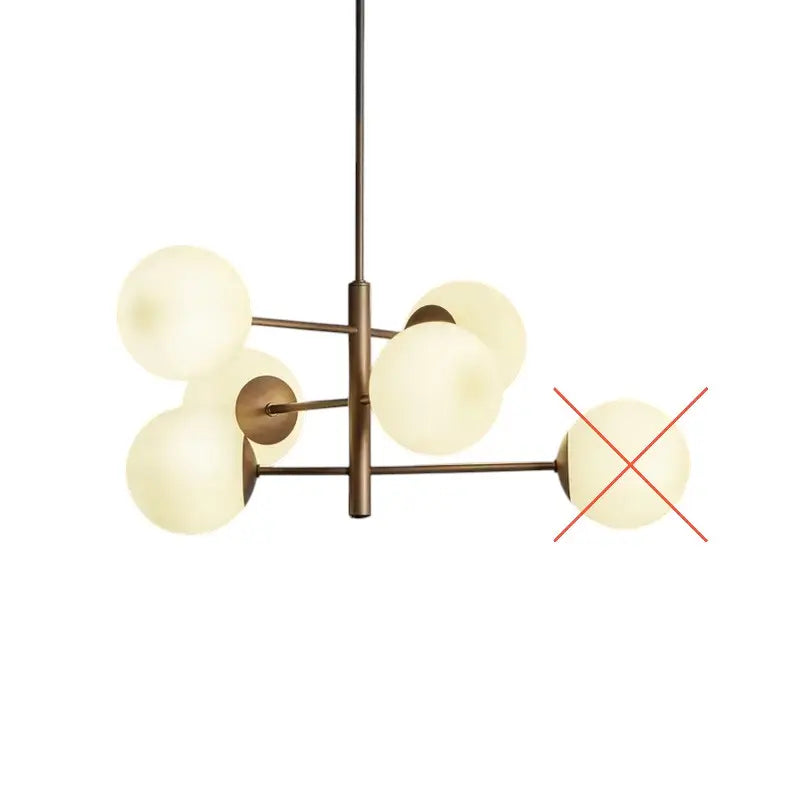 B-Ware Domiluce Hängeleuchte Pendelleuchte Aurora Braun Glas E14 60 Cm Siehe Text/Foto - 10041098