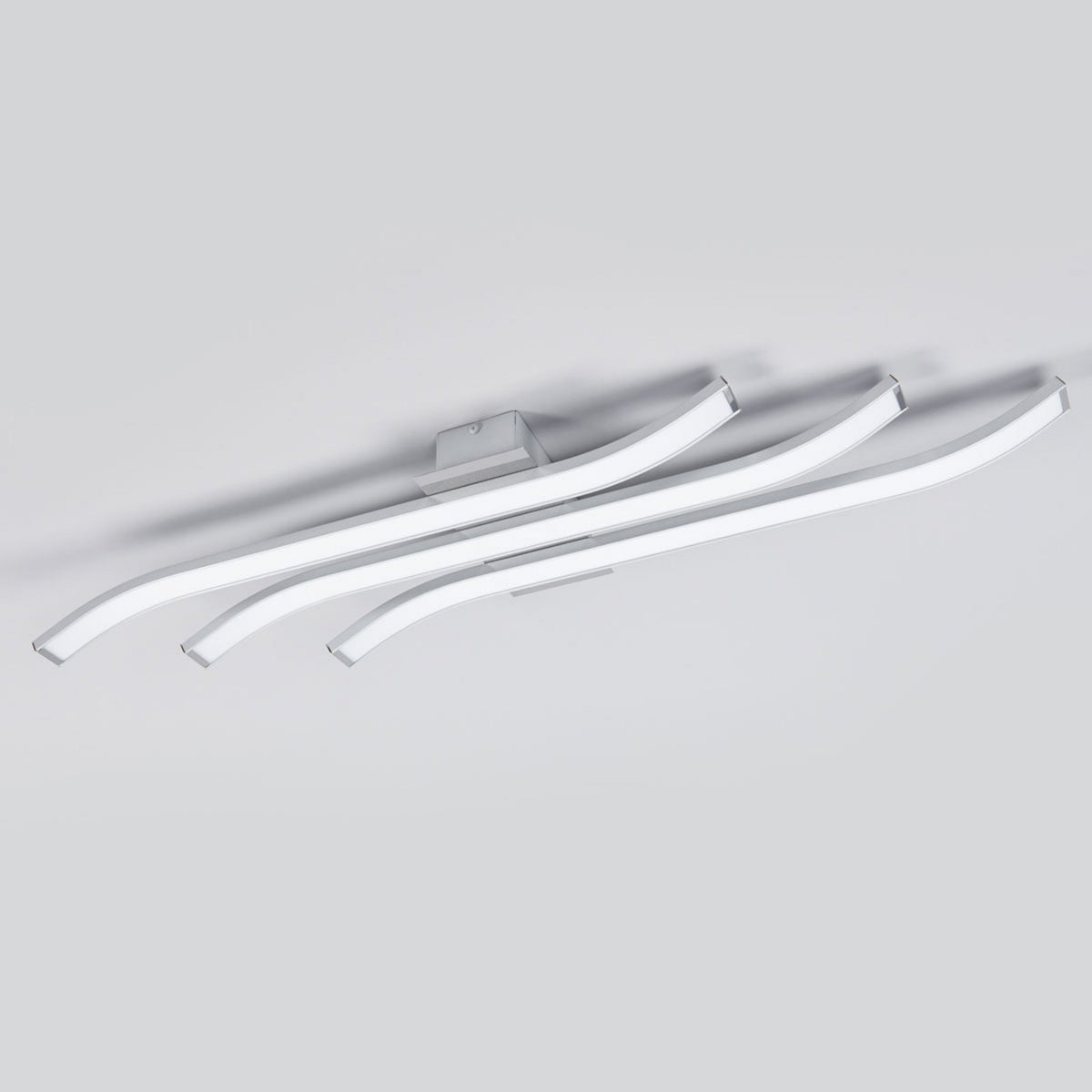 Domiluce Deckenlampe Deckenleuchte LED Largo Aluminium Weiss 3 flammig 83 cm - 5905563001899
