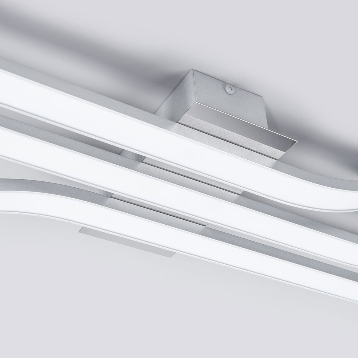 Domiluce Deckenlampe Deckenleuchte LED Largo Aluminium Weiss 3 flammig 83 cm - 5905563001899