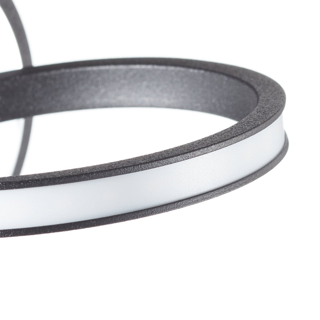 Domiluce Led Wandleuchte Leuchte Lungo Led Wandleuchte Schwarz Fernbedienung B-Ware - 5905563001967